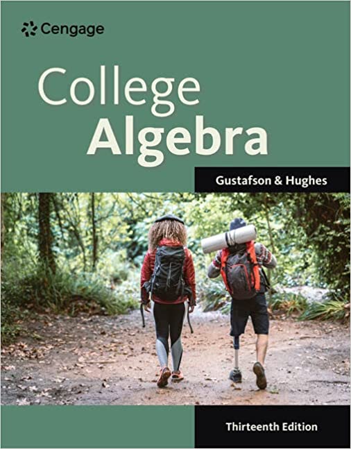 (eBook PDF)College Algebra 13th Edition  by R. David Gustafson,Jeff Hughes