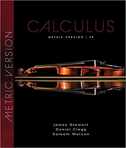 (eBook PDF)Calculus, Metric 9th Edition by James Stewart , Saleem Watson , Daniel K. Clegg 