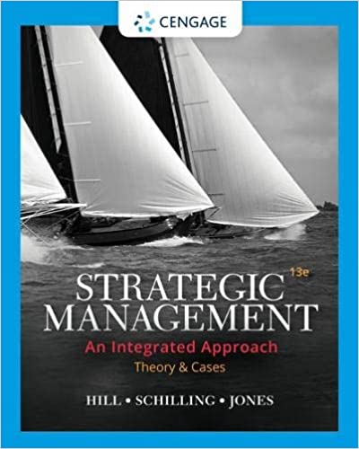 Test Bank for Strategic Management: Theory ＆amp; Cases: An Integrated Approach 13th Edition by Charles W. L. Hill,Melissa A. Schilling