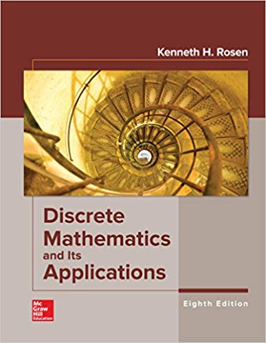 Solution manual for Discrete Mathematics and Its Applications 8th Edition by Kenneth H Rosen 