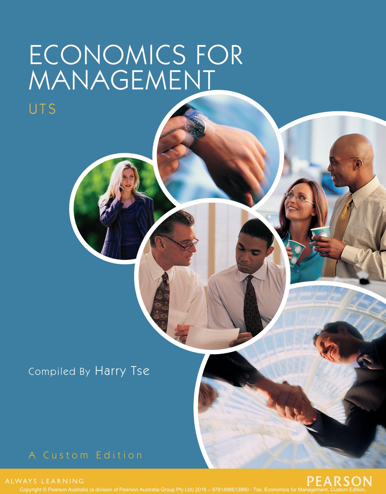 (eBook PDF)Economics for Management (Custom Edition) by Farnham