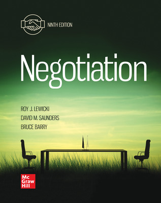 (eBook PDF)ISE Ebook Negotiation 9th Edition  by Roy Lewicki,David Saunders,Bruce Barry