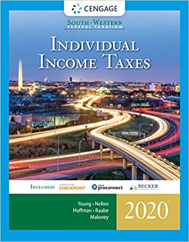 (eBook PDF)South-Western Federal Taxation 2020 Individual Income Taxes, 43rd Edition by James C. Young , Annette Nellen , William H. Hoffman , William A. Raabe , David M. Maloney 