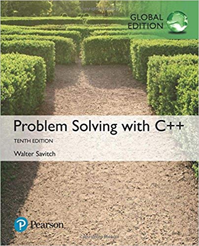 (Test Bank)Problem Solving with C++ (10th Edition) – Global