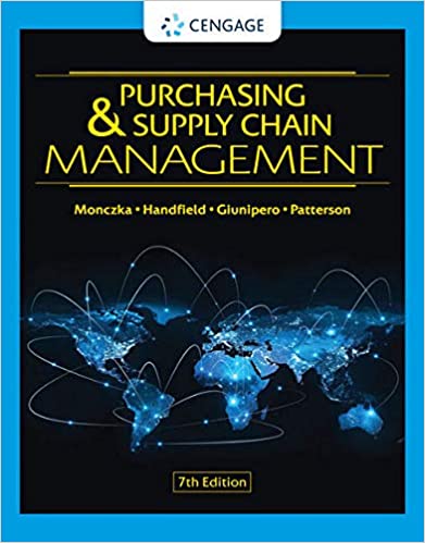 (eBook PDF)Purchasing and Supply Chain Management, 7th Edition by Robert M. Monczka , Robert B. Handfield , Larry C. Giunipero , James L. Patterson 