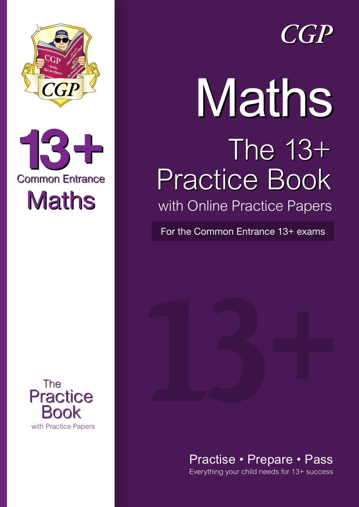 (eBook PDF)New 13+ Maths Practice Book for the Common Entrance Exams with Answers by CGP Books