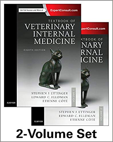 (eBook PDF)Textbook of Veterinary Internal Medicine 8th Edition Volume 1+2 by Stephen J. Ettinger DVM DACVIM , Edward C. Feldman DVM DACVIM , Etienne Cote DVM DACVIM(Cardiology and Small Animal Internal Medicine) 