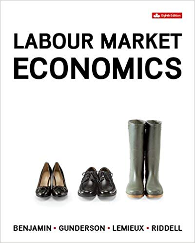 (Test Bank)Labour Market Economics, 8th Canadian Edition  by Dwayne Benjamin Professor