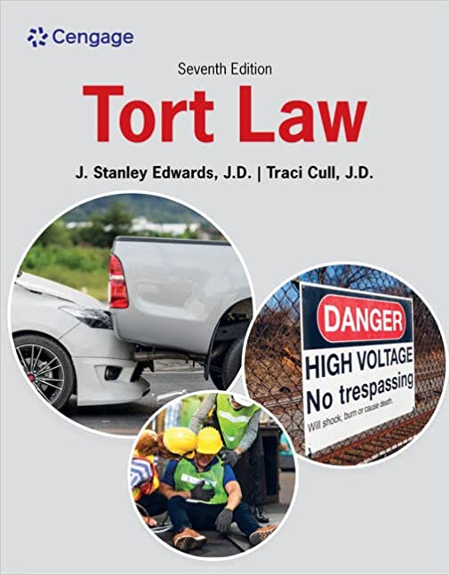 (eBook PDF)Tort Law 7th Edition  by J. Stanley Edwards, Traci Cull 