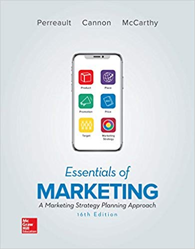 (eBook PDF)Essentials of Marketing 16th Edition by William D Perreault Jr , Joseph P Cannon Assistant Professor , E Jerome McCarthy 
