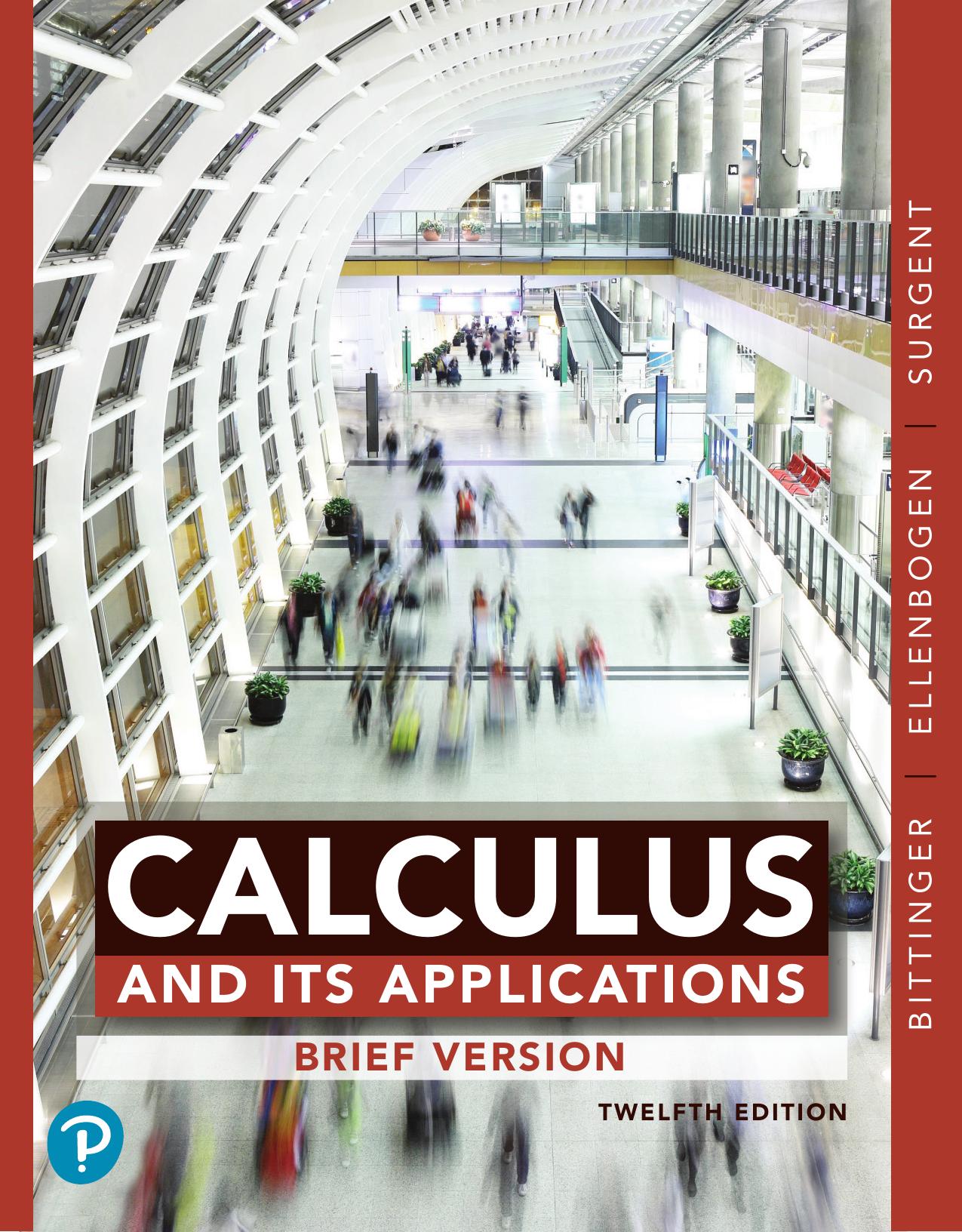 (Test Bank)Calculus And Its Applications, Brief Version 12th edition by Marvin L. Bittinger