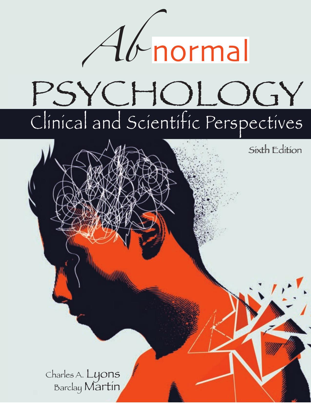 (eBook PDF)Abnormal Psychology Clinical and Scientific Perspectives 6th Edition by Lyons