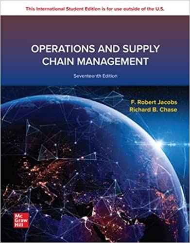 (eBook PDF)ISE Ebook Operations And Supply Chain Management 17th Edition  by F. Robert Jacobs , Richard B. Chase 