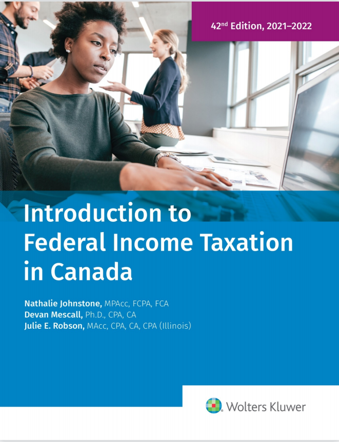(eBook PDF)Introduction to Federal Income Taxation in Canada 42nd Edition (2021-2022) by Robert E. Beam 