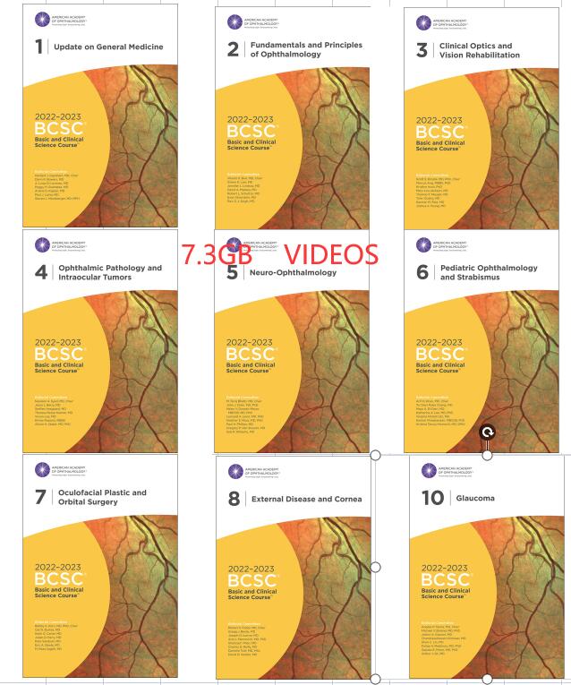 (Only Videos)2022-2023 AAO BCSC Basic and Clinical Science Course, Ophthalmology All 13 Volumes Videos by American Academy of Ophthalmology 