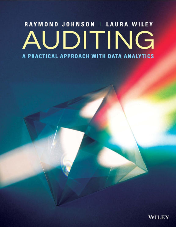 (eBook PDF)Auditing: A Practical Approach with Data Analytics  by Raymond N. Johnson , Davis Wiley, Laura