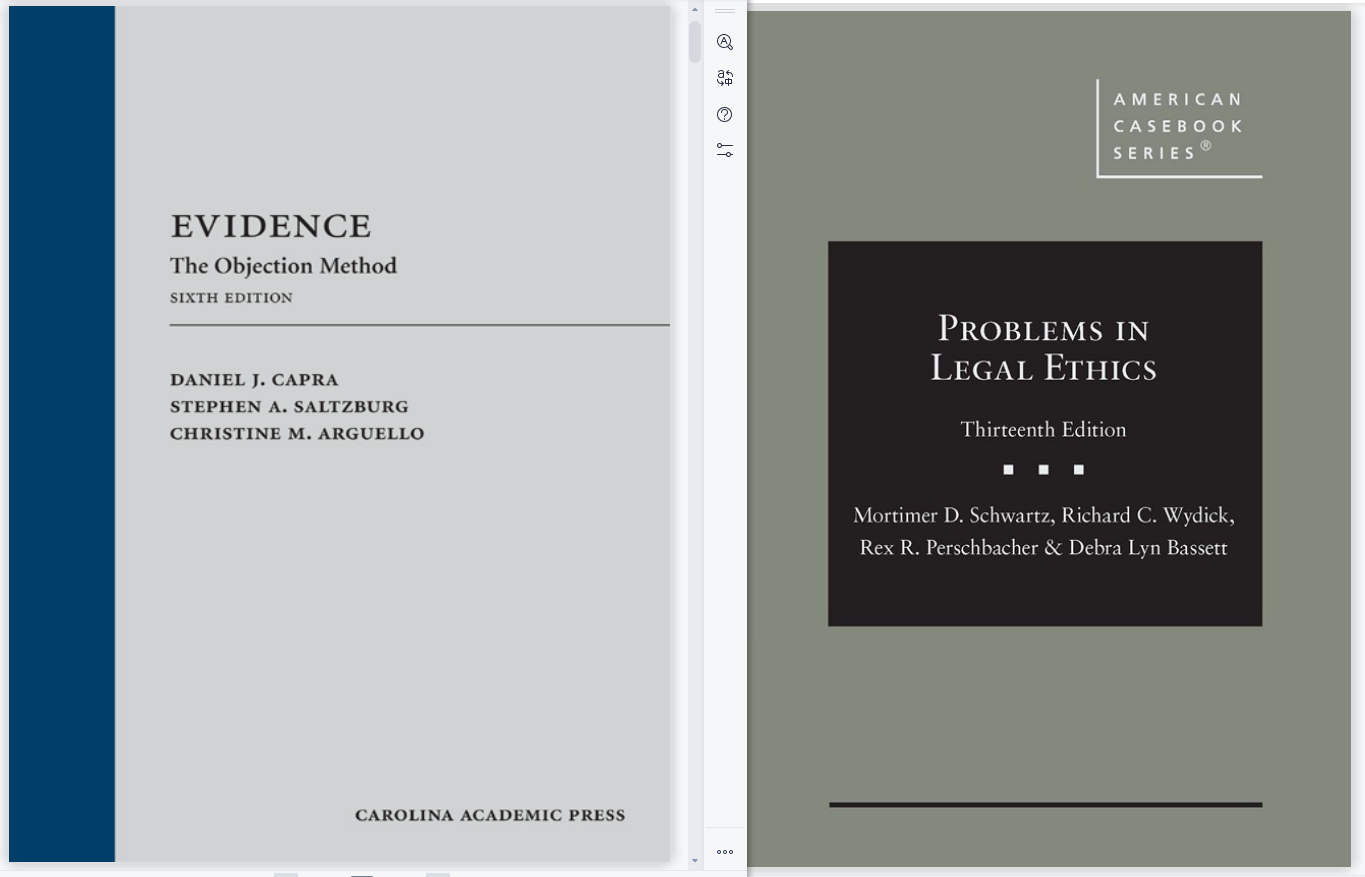 (eBook PDF)Problems in Legal Ethics 13th Edition and Evidence The Objection Method 6th Edition