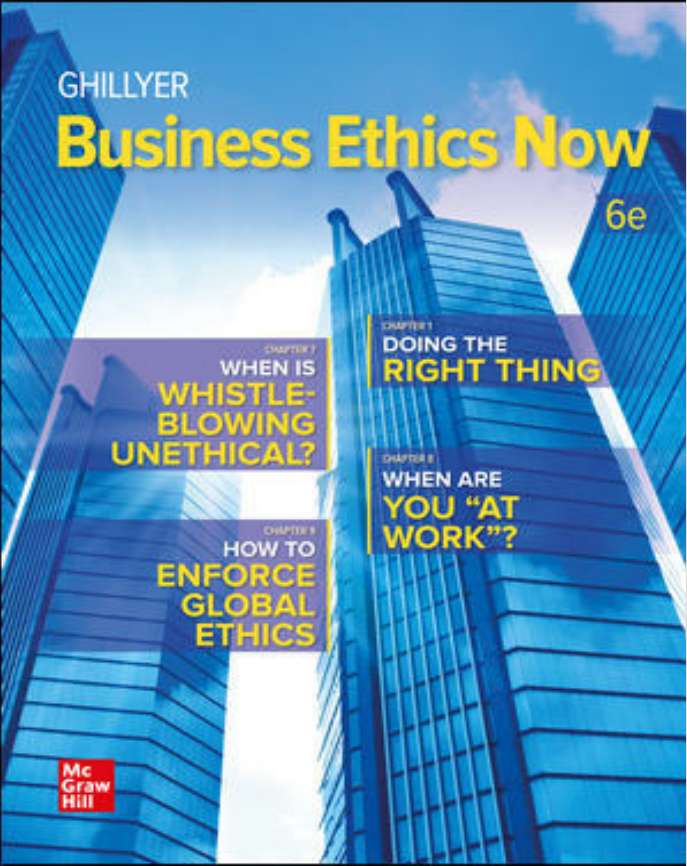 Solution manual for Business Ethics Now 6th Edition by Andrew Ghillyer