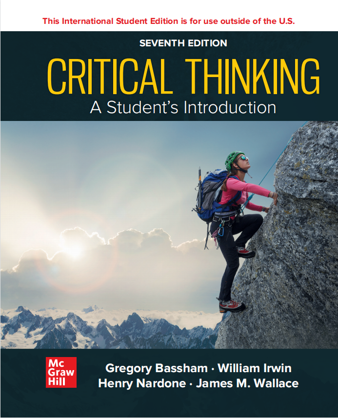 Solution manual for Critical Thinking A Student s Introduction 7th Edition by Gregory Bassham