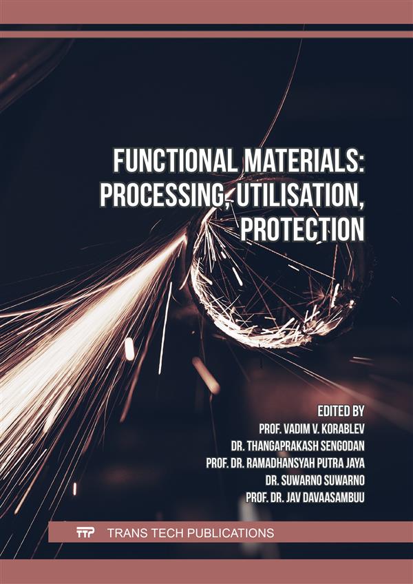 (DK   PDF)Functional Materials Processing, Utilisation, Protection by Prof. Vadim V. Korablev, Dr. Thangaprakash Sengodan, Ramadhansyah Putra Jaya, Dr. Suwarno Suwarno and Jav Davaasambuu