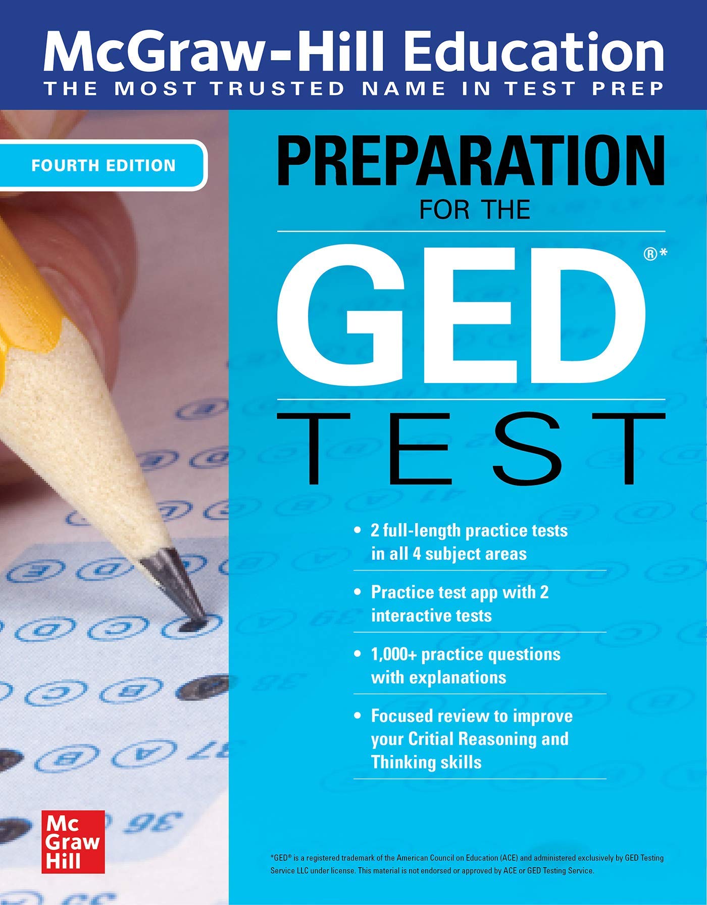 McGraw-Hill Education Preparation for the GED Test 4th(McGraw Hill Editors) by McGraw Hill Editors 