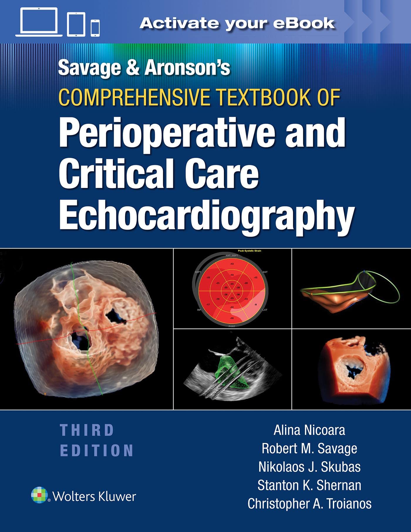 Savage ＆amp; Aronson s Comprehensive Textbook of Perioperative and Critical Care Echocardiography, 3rd edition by Robert M. Savage MD FACC 