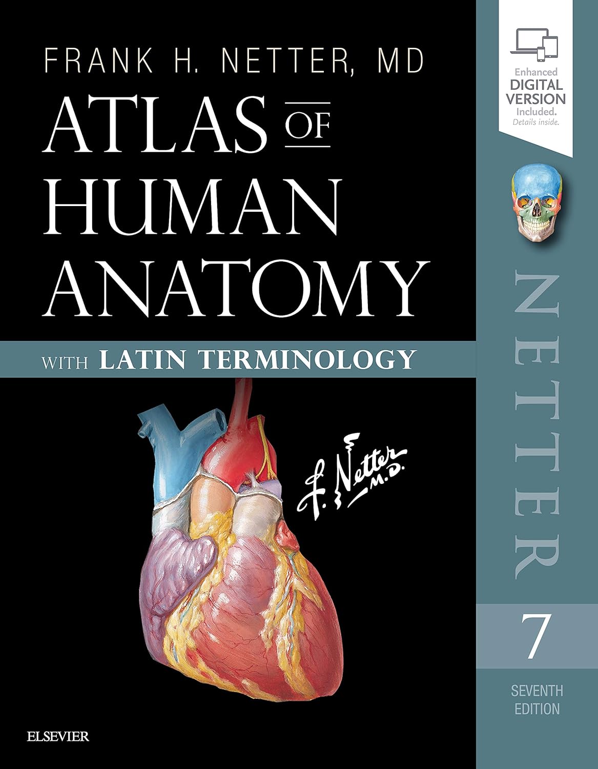 Atlas of Human Anatomy: Latin Terminology: English and Latin Edition (Netter Basic Science), 7th Edition by  Frank H. Netter MD