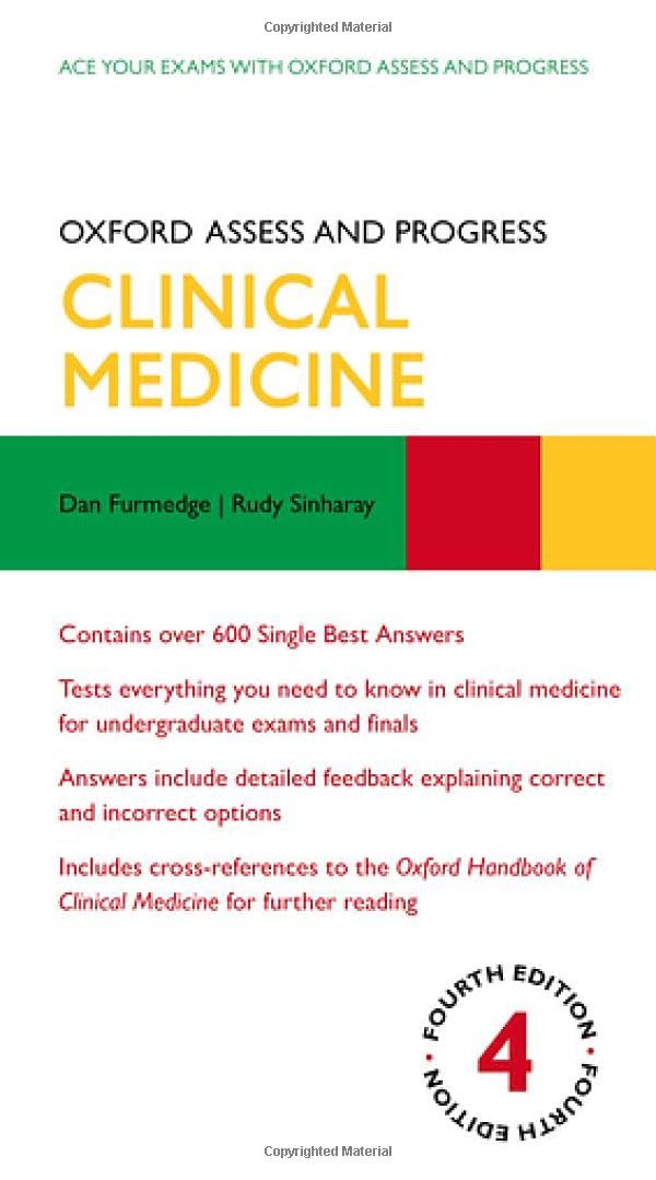 (EBook PDF)Oxford Assess and Progress: Clinical Medicine, 4th Edition by Dan Furmedge, Rudy Sinharay