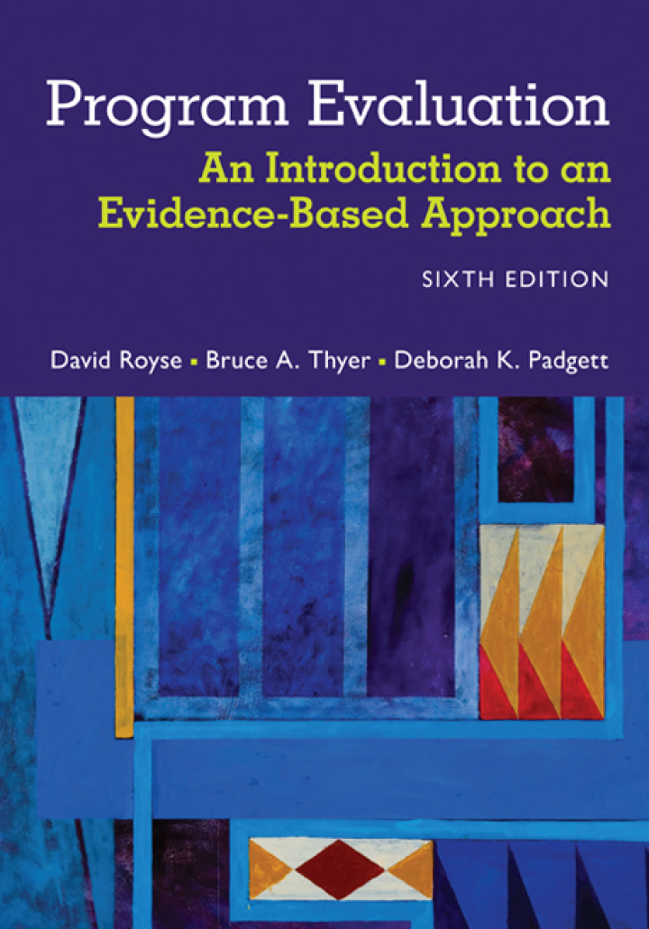 (eBook PDF)Program Evaluation: An Introduction to an Evidence-Based Approach 6th Edition by David Royse