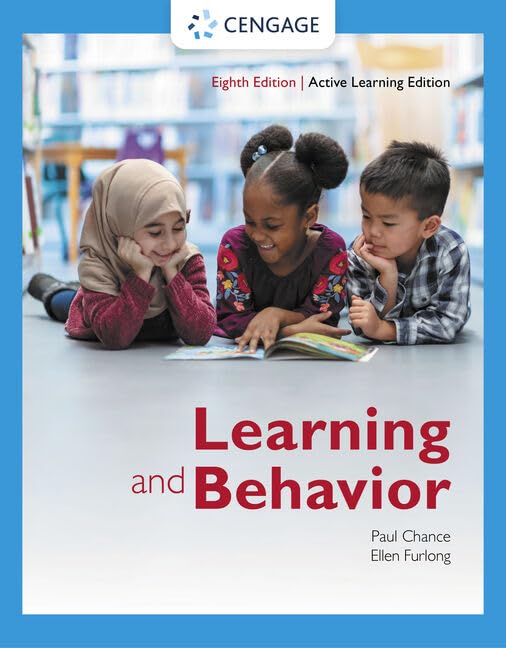 Solution manual for Learning and Behavior Active Learning 8th Edition by Paul Chance, Ellen Furlong