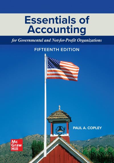 (eBook PDF)Essentials of Accounting for Governmental 15th Edition by  Paul A. Copley