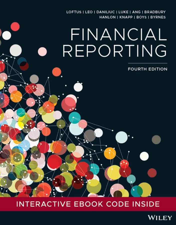 (eBook PDF)Financial Reporting 4th by Janice Loftus, Ken Leo, Sorin Daniliuc, Belinda Luke, Hong Nee Ang, Mike Bradbury, Dean Hanlon, Noel Boys, Karyn Byrnes