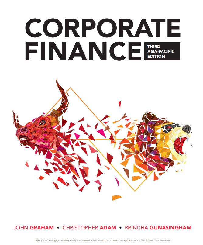 Solution manual for Corporate Finance 3rd Third Asia-Pacific Edition