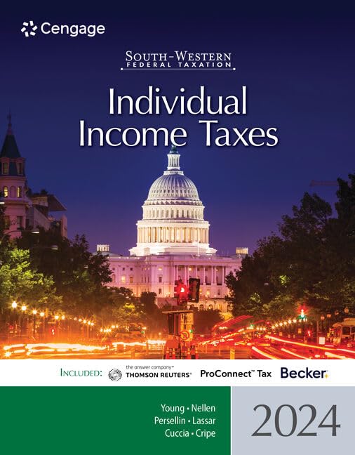 (eBook PDF)South-Western Federal Taxation 2024 Individual Income 47 by James Young, Annette Nellen, Mark Persellin, Sharon Lassar, Andrew Cuccia