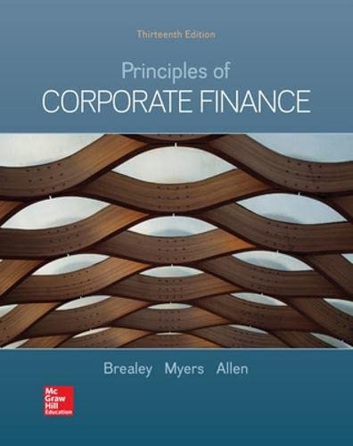 Solution manual  Principles of Corporate Finance 13th edition by  Richard A. Brealey , Stewart C. Myers , Franklin Allen