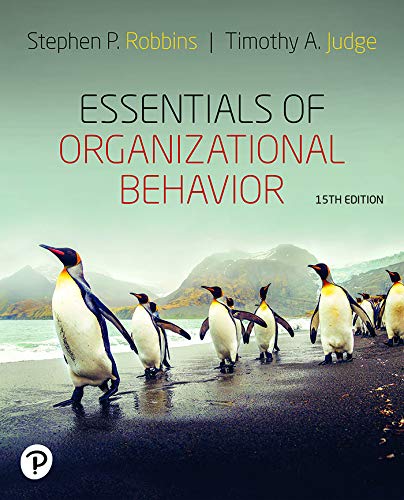 Solution manual   Essentials of Organizational Behavior 15th Edition  by  Stephen P. Robbins , Timothy A. Judge