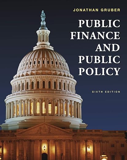 Test Bank   Public Finance and Public Policy 6th Edition  by  Jonathan Gruber 