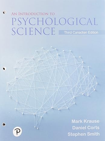 Solution manual  An Introduction to Psychological Science 3rd Third