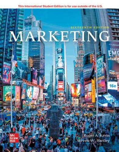 Solution manual Marketing 16th Edition  by Roger A. Kerin , Steven W. Hartley