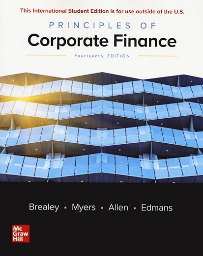 Solution manual Principles of Corporate Finance 14th edition by  Richard A. Breadley , Stewart C. Myers , Franklin Allen