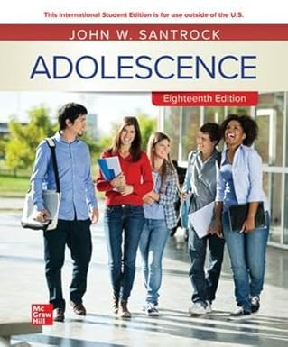 (eBook PDF)Adolescence 18th Edition  by John Santrock 