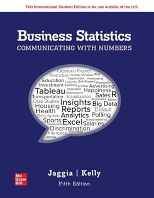 (eBook PDF)Business Statistics Communicating with Numbers 5th  by Sanjiv Jaggia