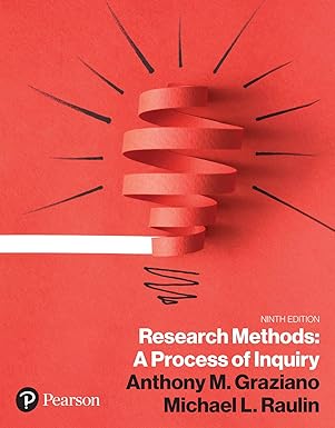 (eBook PDF)Research Methods:A Process of Inquiry 9thEdition by Anthony M. Graziano , Michael L. Raulin