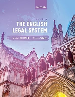 (eBook PDF)The English Legal System 8th Edition by Alisdair Gillespie , Siobhan Weare 