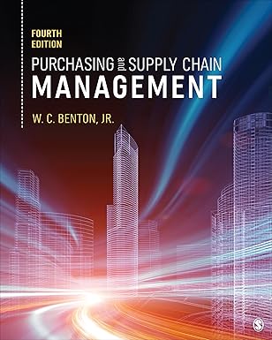 (eBook PDF)Purchasing and Supply Chain Management 4th Edition by W. C. Benton