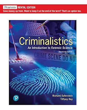 (eBook PDF)Criminalistics:An Introduction to ForensicScience by Richard Saferstein