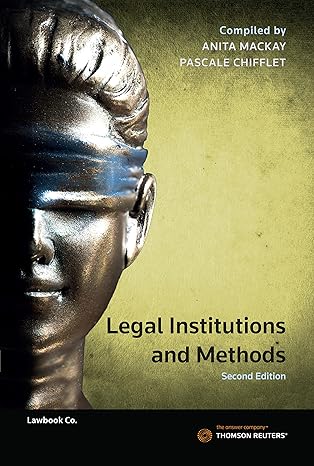(eBook PDF)Legal Institutions - Methods by Anita Mackay 