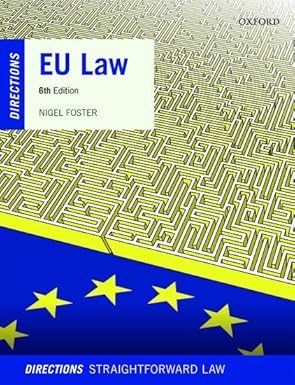 (eBook PDF)EU Law Directions 6th Edition by Nigel Foster