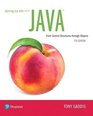 (eBook PDF)Starting Out with Java: From Control Structures through Objects 7th Edition by Tony Gaddis