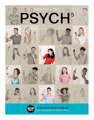 Test Bank  PSYCH 5, Introductory Psychology, 5th Edition by Spencer A. Rathus 